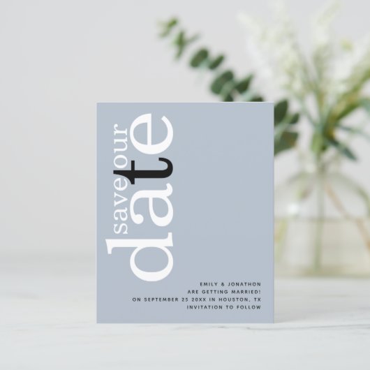 De Blauwe QR-codetekst van het budget slaat de dat (Staand voorkant)