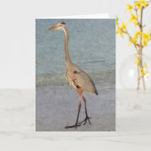 De blauwe Reiger schilderde de Kaarten van de Nota (Gele Bloem)