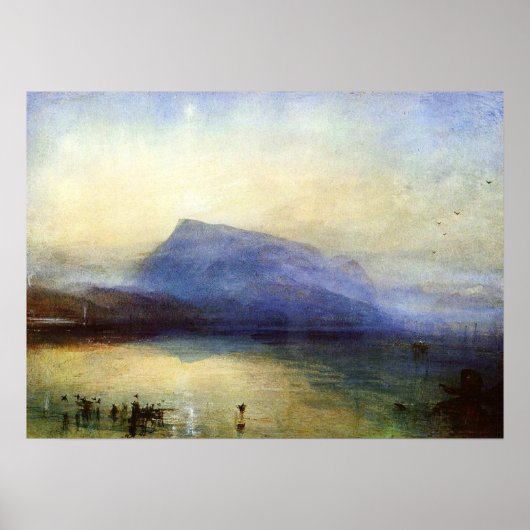 De Blauwe Rigi, Sunrise Poster (Voorkant)