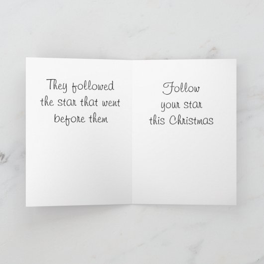 De blauwe scène van de Geboorte van Christus Feestdagen Kaart (Binnen)