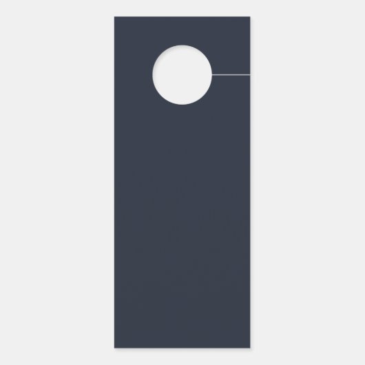 De blauwe schelp | Huwelijksgast Deurhanger (Achterkant)