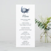 De blauwe schelp | Menu Nautical Wedding (Staand voorkant)