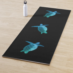 De blauwe Schildpad van het Zee Yogamat