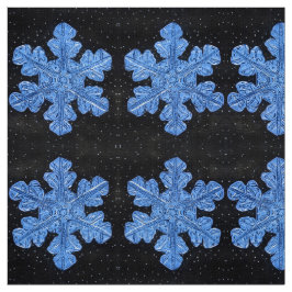 De blauwe sneeuwvlok stof