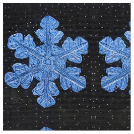 De blauwe sneeuwvlok stof