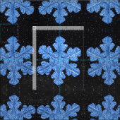 De blauwe sneeuwvlok stof (Delen)