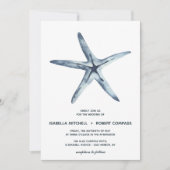 De blauwe Starfish | Uitnodiging tot weddenschappe (Voorkant)