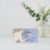 De blauwe ster visitekaartje (Staand voorkant)