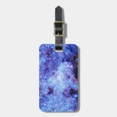 De blauwe Sterren van de Fonkeling Bagagelabel (Voorkant verticaal)