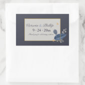 De blauwe Stickers van Bladeren (Tas)