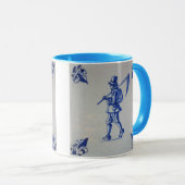 De Blauwe Tegel van Delft - Sjabloon Mok (Voorkant rechts)