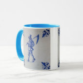 De Blauwe Tegel van Delft - Sjabloon Mok (Voorkant links)