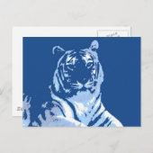 De blauwe tijger briefkaart (Voorkant / Achterkant)