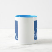De blauwe tijger mok (Midden)