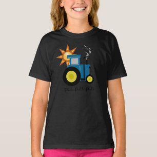 De blauwe Tractor van de Put van de Put T-shirt