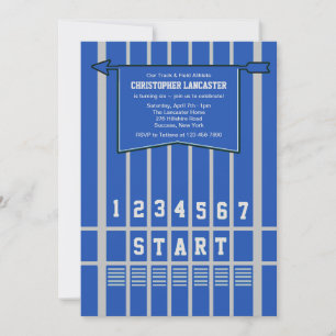 De Blauwe Uitnodiging van de Lijn van het Begin