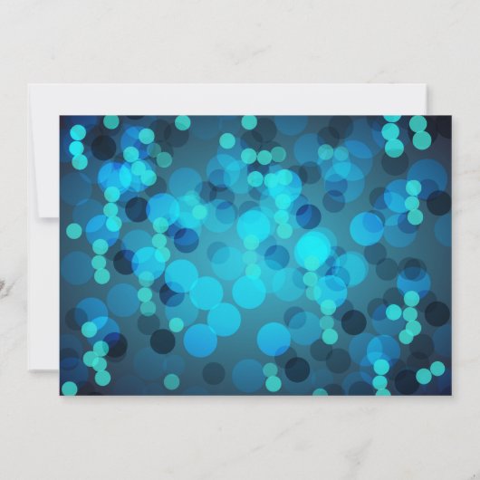 De blauwe Uitnodiging van de Vergadering van de Li (Achterkant)