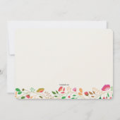 De blauwe Uitnodiging van de Vogel van de Vlaamse (Achterkant)