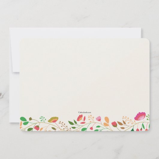 De blauwe Uitnodiging van de Vogel van de Vlaamse (Achterkant)