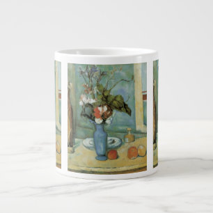 De blauwe vaas (Bloemen en fruit) van Paul Cezanne Grote Koffiekop