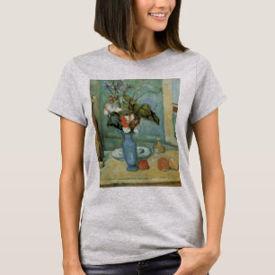 De Blauwe Vaas (Bloemen en Fruit) van Paul Cezanne T-shirt