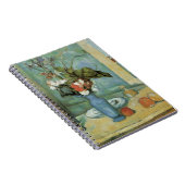 De blauwe vaas (bloemen en vruchten) van Paul Ceza Notitieboek (Rechterzijde)