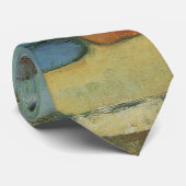 De blauwe vaas (bloemen en vruchten) van Paul Ceza Stropdas (Opgerold)