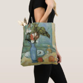 De blauwe vaas (bloemen en vruchten) van Paul Ceza Tote Bag (Dichtbij)