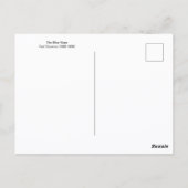 De blauwe vaas Stilleven Paul Cézanne Briefkaart (Achterkant)