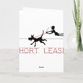 De blauwe Verjaardag van het Pet Kaart (Achterkant)