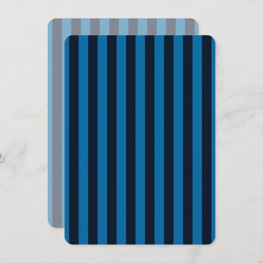 De blauwe Verticale Stripes Achtergrond past dit a (Voorkant / Achterkant)