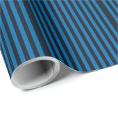 De blauwe Verticale Stripes Achtergrond past dit a Cadeaupapier (Rol Hoek)