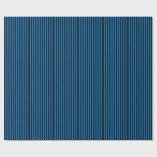 De blauwe Verticale Stripes Achtergrond past dit a Cadeaupapier (Vlak)