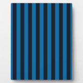 De blauwe Verticale Stripes Achtergrond past dit a Fotoplaat (Voorkant)