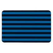 De blauwe Verticale Stripes Achtergrond past dit a Magneet (Horizontaal)