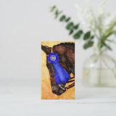 De blauwe Visitekaartjes (Paarden) mee naar huis n (Staand voorkant)