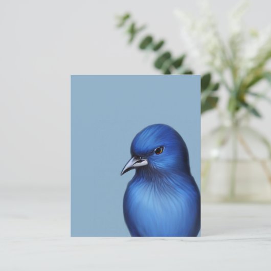 De blauwe vogel (Staand voorkant)