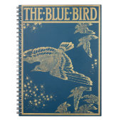 De blauwe vogel -  boekomslag notitieboek (Voorkant)