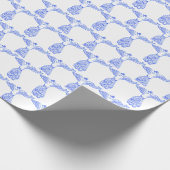 De blauwe vogel cadeaupapier (Hoek)