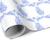 De blauwe vogel cadeaupapier (Rol Hoek)