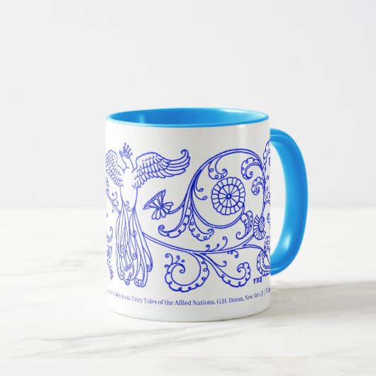 De blauwe vogel: ⁠een Franse sprookjesachtige Mok (Voorkant rechts)