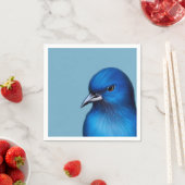 De blauwe vogel servet (Insitu)