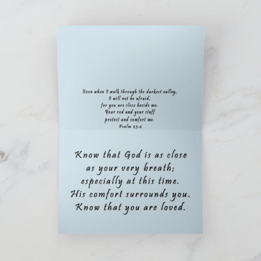 De Blauwe Vogel van de Christelijke van het Kaart (Binnen)