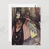 “De Blauwe Vogel” van Edmund Dulac Briefkaart (Voorkant / Achterkant)