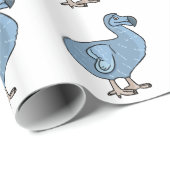 De blauwe Vogel van het Dodo van de Cartoon Cadeaupapier (Rol Hoek)