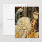 “De Blauwe Vogel” van John Bauer Briefkaart (Voorkant / Achterkant)