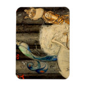 “De Blauwe Vogel” van John Bauer Magneet (Verticaal)