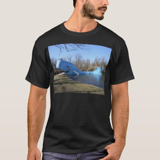De blauwe walvis van Catoosa T-shirt (Voorkant)