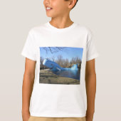 De blauwe walvis van Catoosa T-shirt (Voorkant)