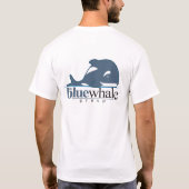 De blauwe walvisgroep t-shirt (Achterkant)